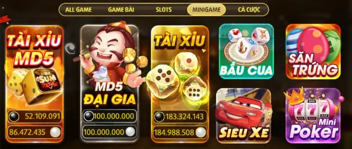 Danh sách sách hạng mục game Sumclub chất lượng 