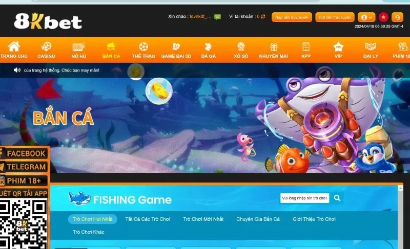 8kbet đa dạng game với hàng ngàn trò chơi