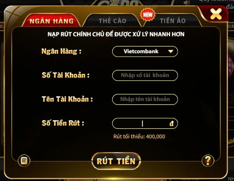 Rút tiền game bài đổi thưởng: Hướng dẫn chi tiết từ A đến Z