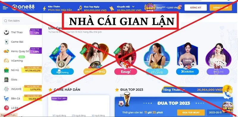 Chiêu trò hoạt động của top 3 nhà cái chơi không thắng